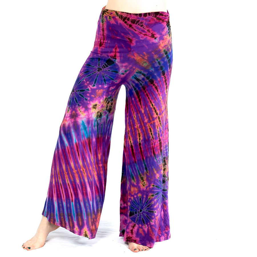 Wide Leg Flare Tie Dye Palazzo Pants